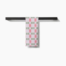 Load image into Gallery viewer, Geometry Be Merry Plaid Tea Towel