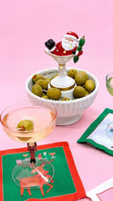 Load image into Gallery viewer, Santa Martini Light-Up Sitter