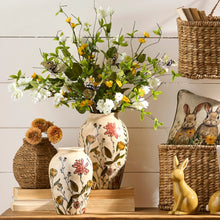 Load image into Gallery viewer, 28" Yellow Blossom and Leaf Spray