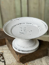 Load image into Gallery viewer, Pedestal Plate | Cream | 12.5"