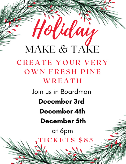 Holiday Wreath Making Class