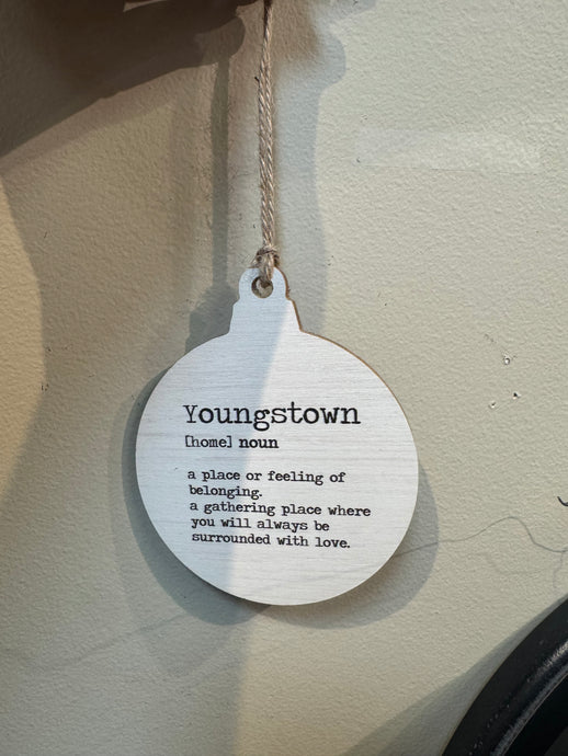 Youngstown Definition Bulb Ornament