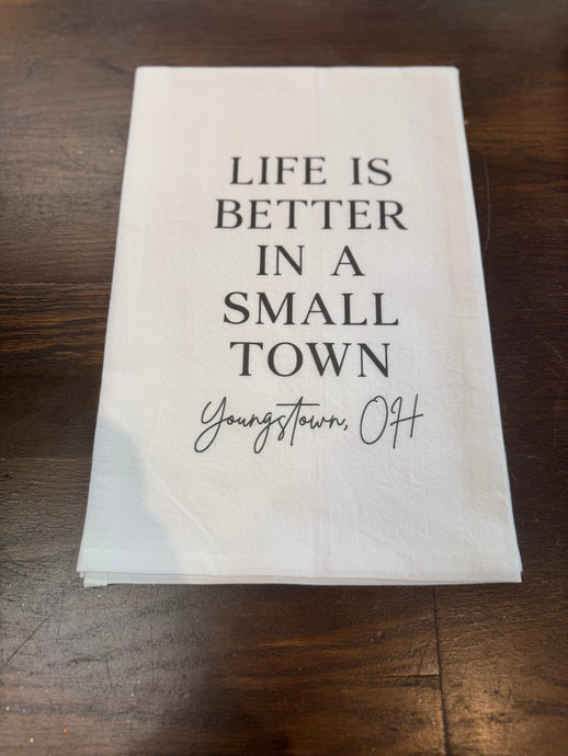 Youngstown- Small Town Tea Towel