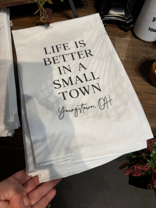 Life is Better Youngstown Towel