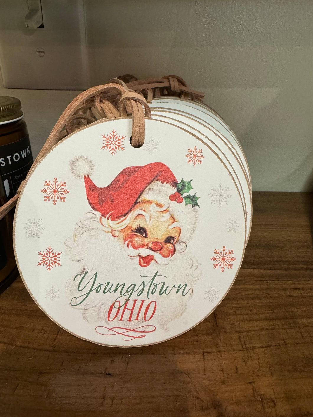 Christmas Ornaments, Youngstown, Santa Claus, Christmas