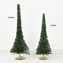 Load image into Gallery viewer, 24in Gold Glitter boxwood Flare Tree