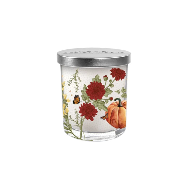 Pumpkin Delight Decorative Glass Candle