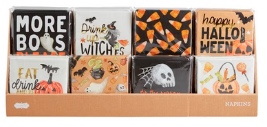 Halloween Paper Napkin Set, 6 style options
