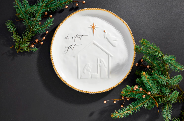 ROUND NATIVITY PLATTER