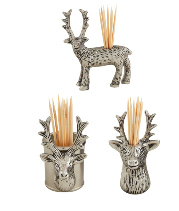 DEER TOOTHPICK CADDY SETS ( 3 Styles)