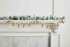 GOLD BEAD & BELL GARLAND