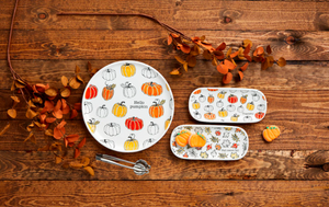 THANKSGIVING PATTERN EVERYTHING DISHES ( 2 Styles)