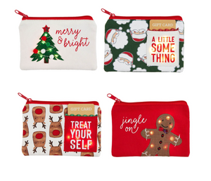 CHRISTMAS LIGHT-UP POUCHES (4 Styles)