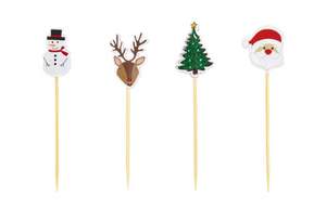 CHRISTMAS TOOTHPICK JARS ( 4 Styles)