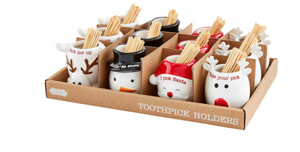 TOOTHPICK HOLDER SETS ( 4 Styles)