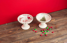 Load image into Gallery viewer, VINTAGE CHRISTMAS CANDY DISHES ( 2 Styles)