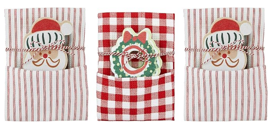 Santa Towel & Sponge Set ( 2 Styles)