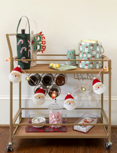 Load image into Gallery viewer, SANTA GUEST TOWEL &amp; TARTAN CADDY SET