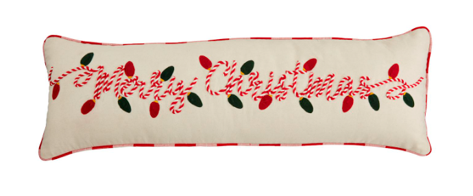 LIGHT-UP CHRISTMAS LIGHTS PILLOW