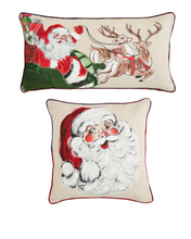 Load image into Gallery viewer, CLASSIC CHRISTMAS PAINTED PILLOWS ( 2 Styles)