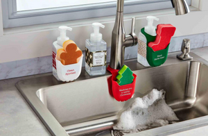 CHRISTMAS SOAP & SPONGE CADDY SETS ( 3 Styles)