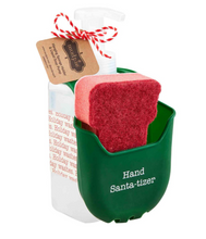 Load image into Gallery viewer, CHRISTMAS SOAP &amp; SPONGE CADDY SETS ( 3 Styles)