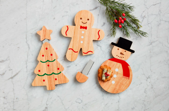 CHRISTMAS MAGNETIC CHEESE BOARDS ( 3 Styles)