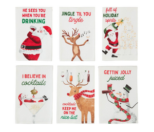 HOLIDAY BAR TOWELS ( 6 Styles)