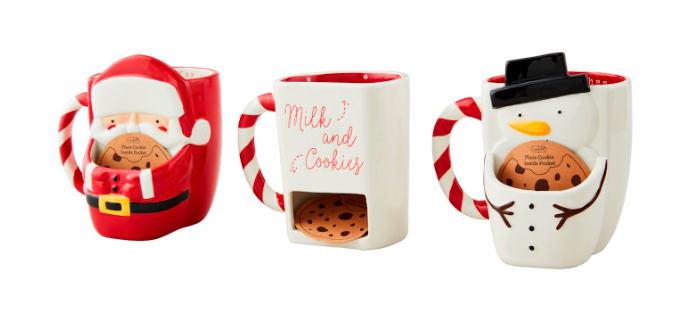 CHRISTMAS COOKIE POCKET MUGS ( 3 Styles)