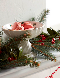 NUTCRACKER & SANTA PEDESTAL CANDY DISHES