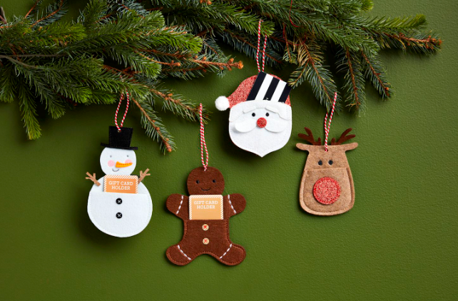 GIFT CARD ORNAMENTS (4 Styles)