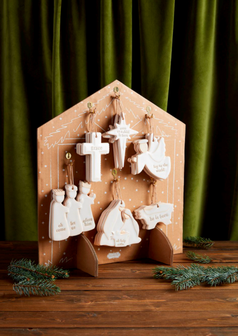 NATIVITY ORNAMENTS (6 Styles)