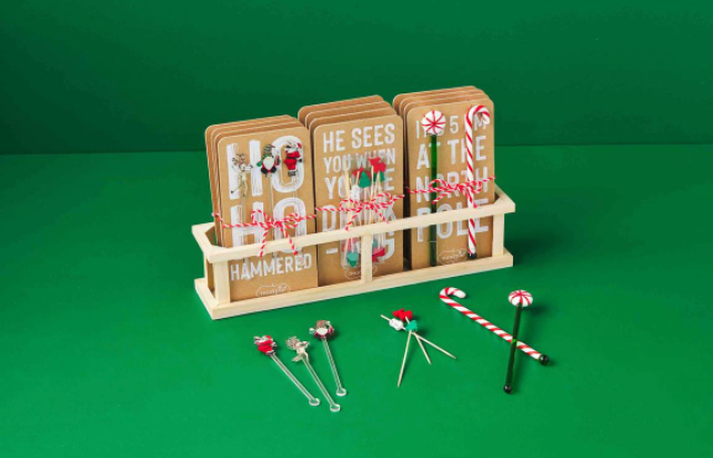 CHRISTMAS BAR ACCESSORIES SETS ( 3 Styles)