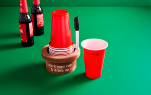 DISPOSABLE CUP & MARKER SET