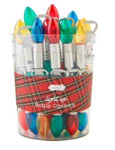 CHRISTMAS BULB LIGHT-UP BOTTLE OPENERS (4 Styles)