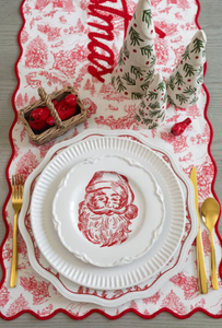 CHRISTMAS TOILE TABLE RUNNER