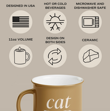 Load image into Gallery viewer, Cat Dad 11 oz Campfire Coffee Mug