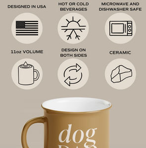 Dog Dad 11 oz Campfire Coffee Mug