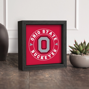 Ohio State Buckeyes Logo Framed Art