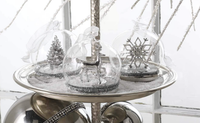 Assorted Glass Ornament On Base (3 Styles)