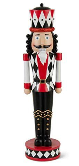 Black, Red and White Soldier Nutcracker