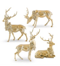 Load image into Gallery viewer, ANTIQUE GOLD RESIN DEER (4 Styles)