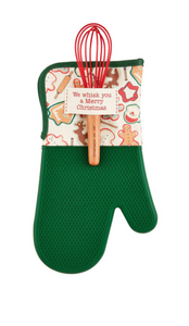 CHRISTMAS OVEN MITT & UTENSIL SETS (2 Styles)