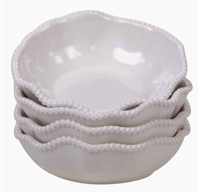 Perlette Cream Melamine All Purpose Bowl