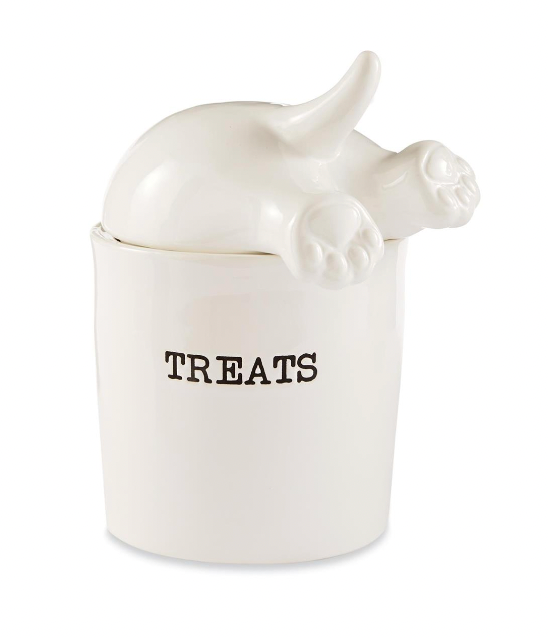 DOG TAIL TREAT CANISTER