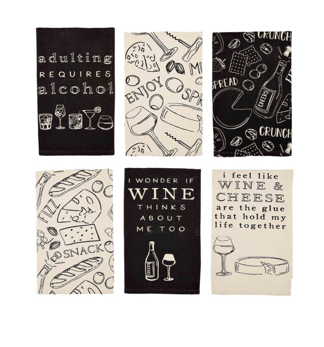 WINE TOWELS (4 Styles)