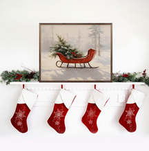 Load image into Gallery viewer, Beautiful Red Sleigh