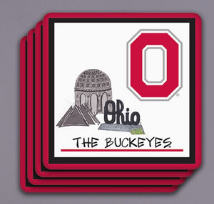 Osu 4pc Coaster Set