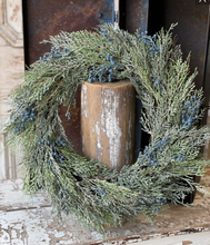 Load image into Gallery viewer, Bluestone Cedar Wreath | 24&quot;