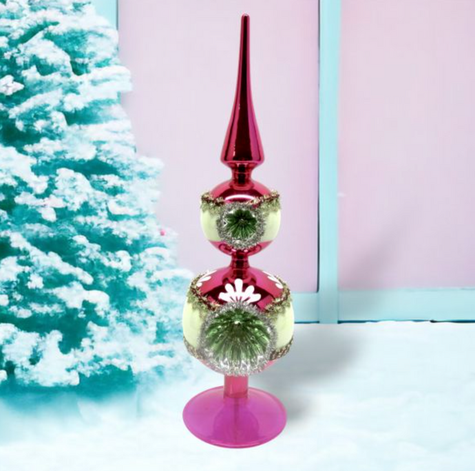 Pink Vintage Tree Topper